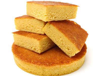 Chinese,Cake,On,White,Background